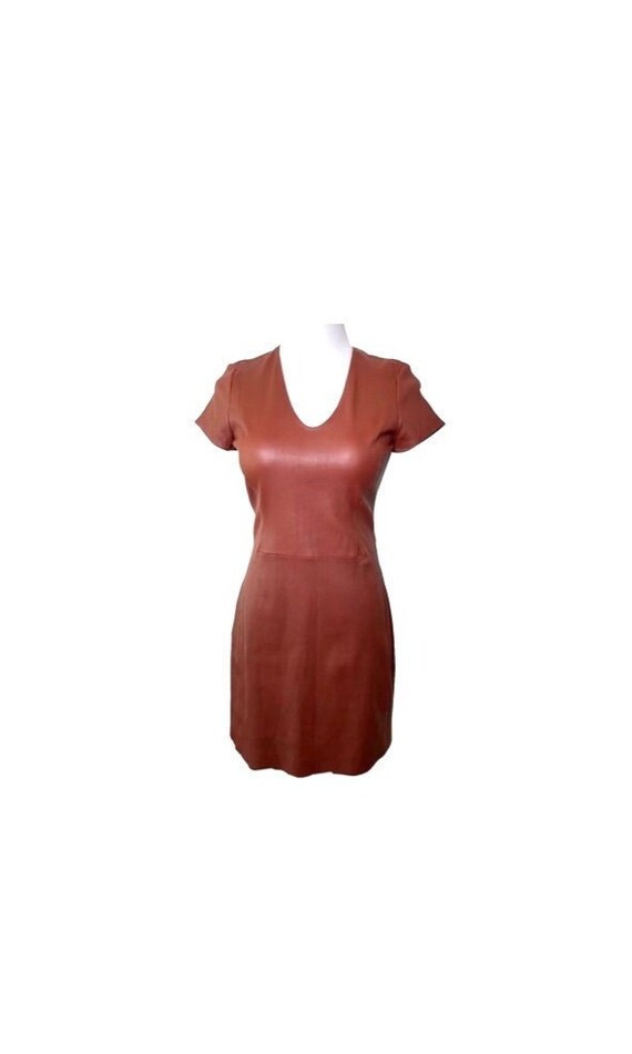 DIANE VON FURSTENBERG Brown Leather 