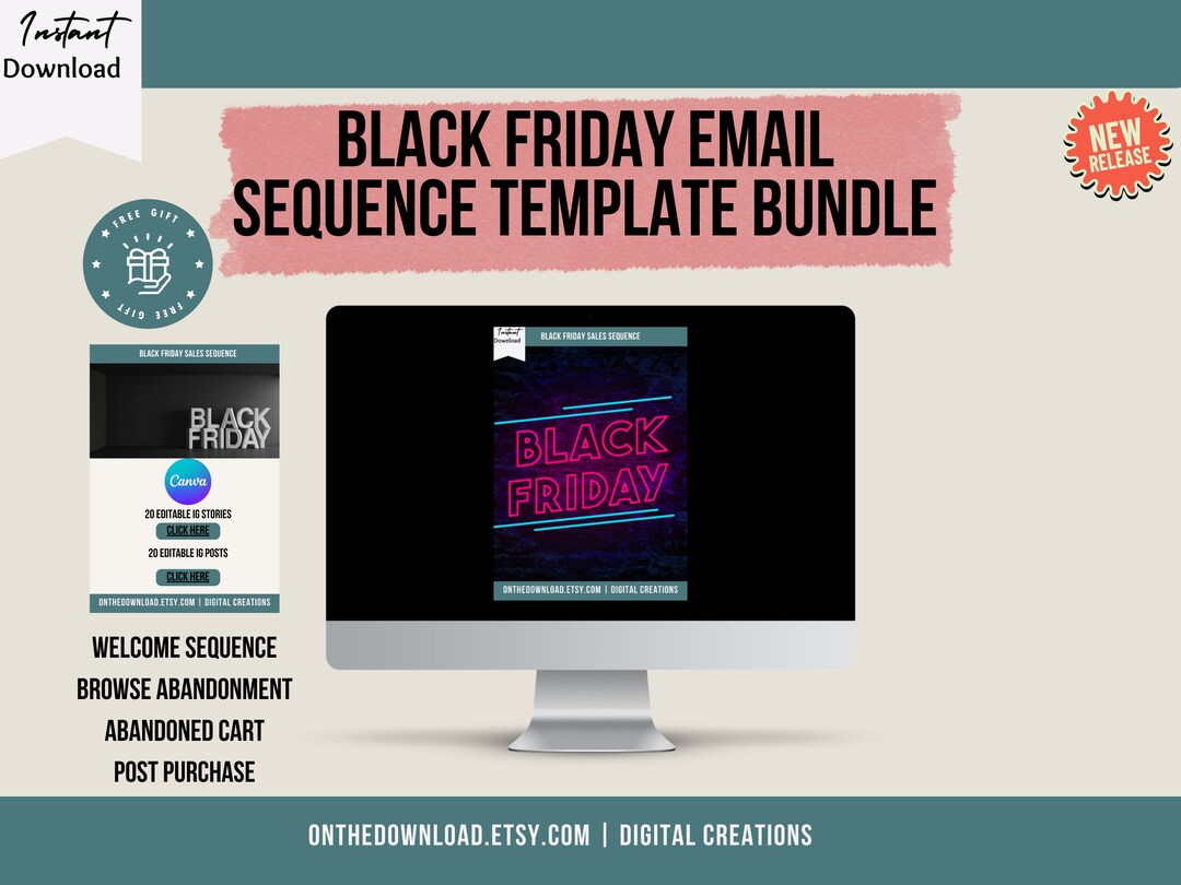 Black Friday Bundle Email Template, Email Scripts to Boost Your E ...