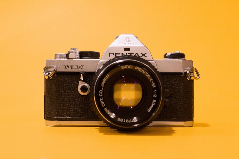Pentax MX SLR Film Camera w/ 50mm f/1.7 Lens image 1