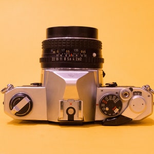 Pentax MX SLR Film Camera w/ 50mm f/1.7 Lens image 3