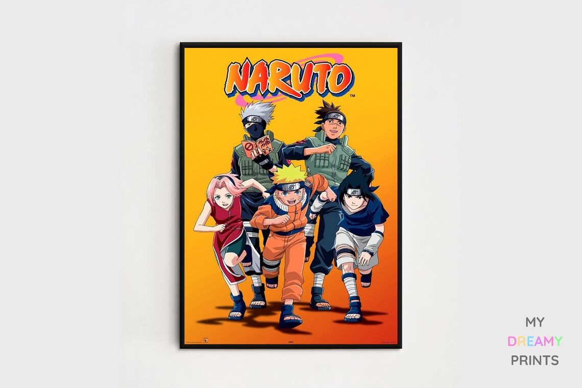 Naruto Print Naruto Poster Naruto Art Nerdy Gift | Etsy Singapore