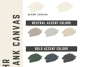 Behr Blank Canvas die ganze Hausfarbpalette - Innenfarbenpalette