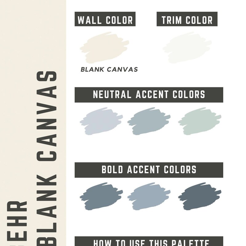 Coastal Blues Color Palette - Etsy