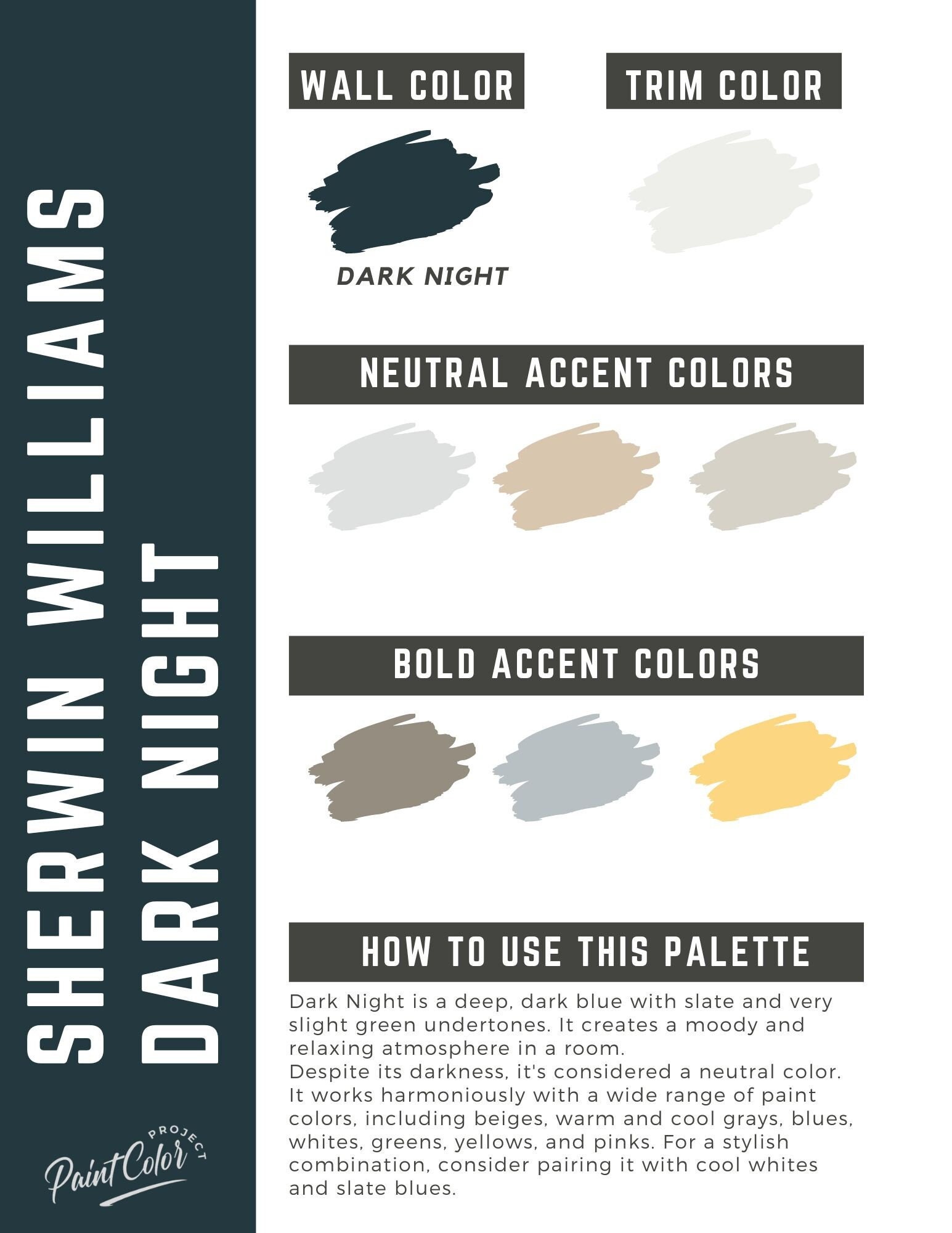 Sherwin williams dark night deals