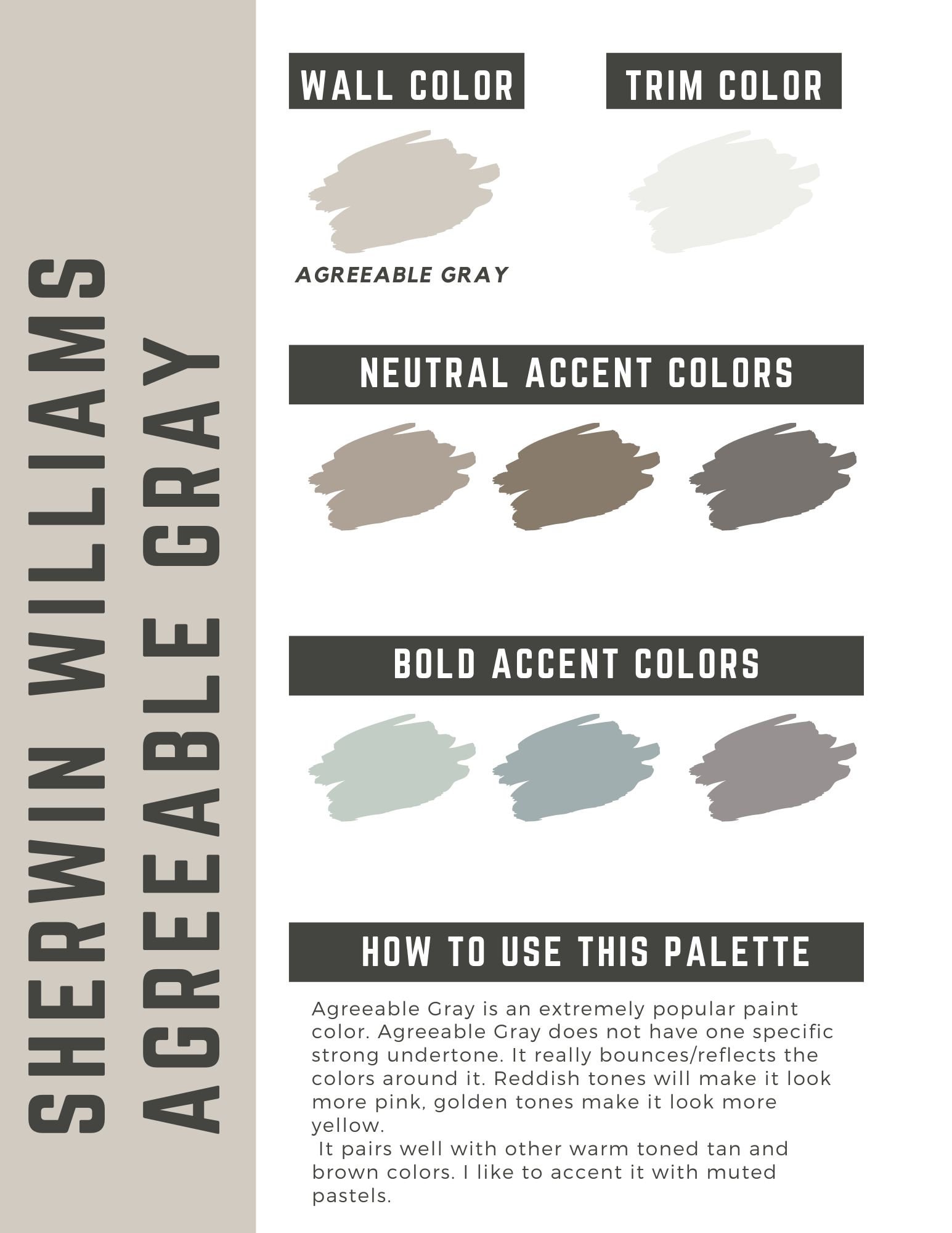 Agreeable Gray Sherwin Williams Whole Home Color Palette Interior