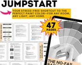 No-Fail Paint Color Jumpstart | How to Pick the Perfect Wall Color | Paint Color Guide for Beginners | Digital Download