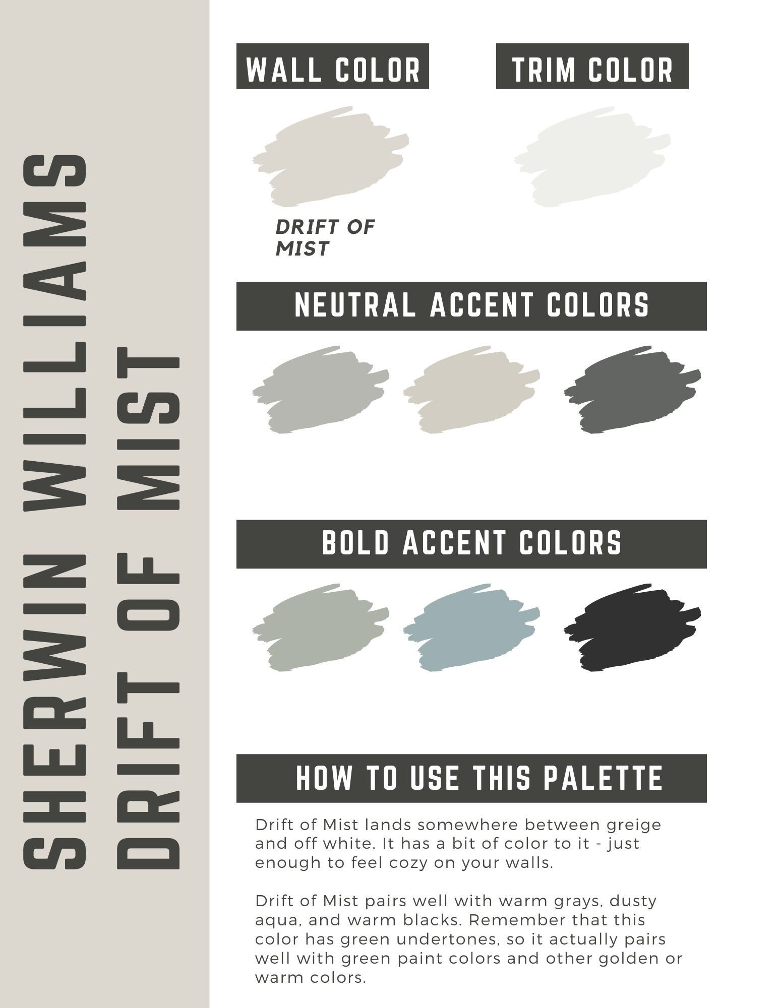 Sherwin williams drift of mist deals