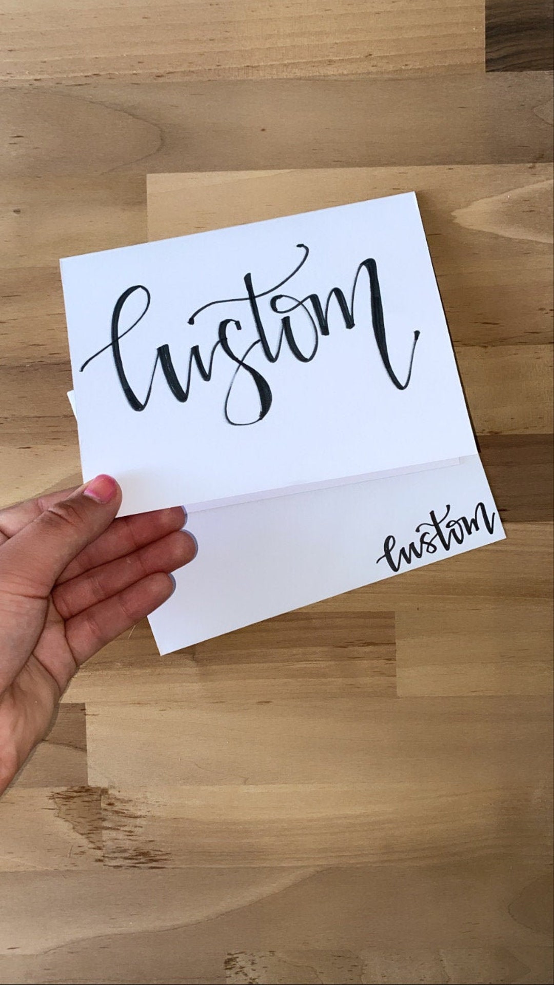 Custom Card | Hand Lettered Card | Any Occasion - Etsy
