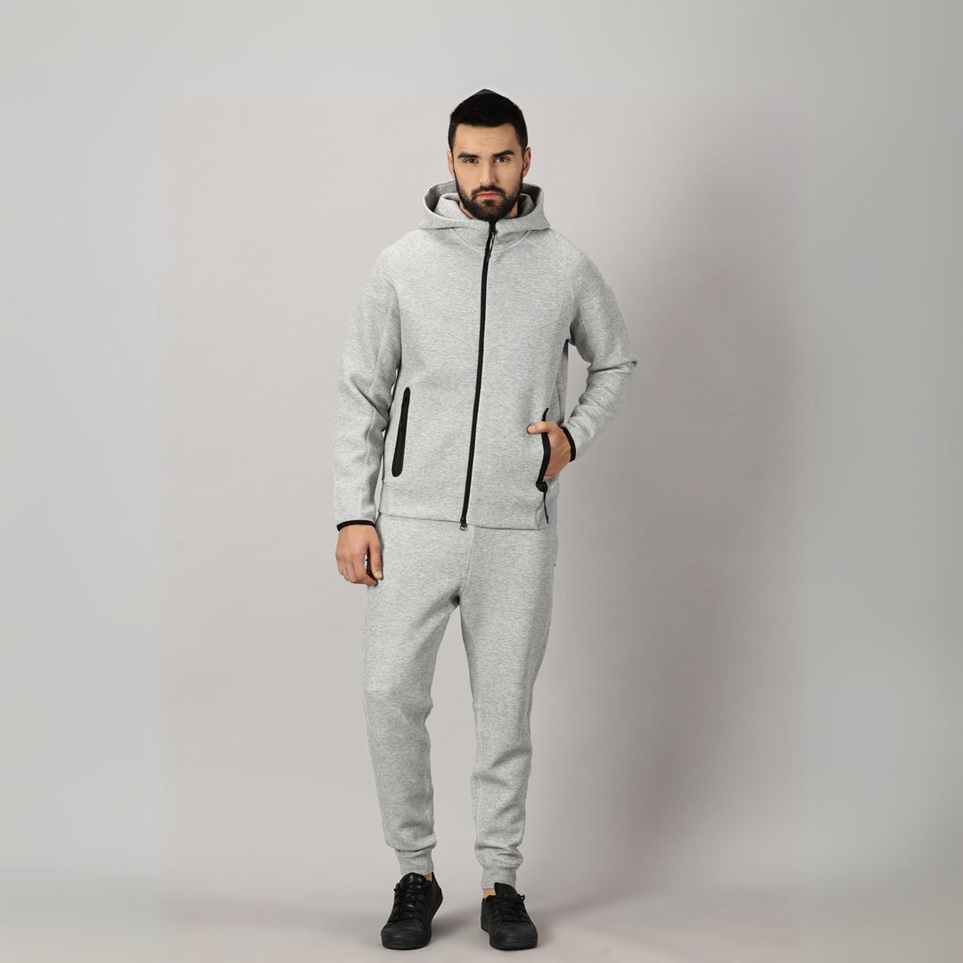 Grey and Black, 2-piece Tracksuit Set main image 0