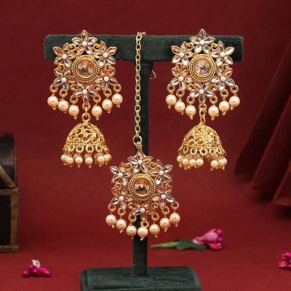 Jhumka on sale jewellery set