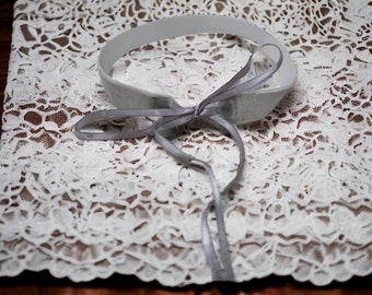 90s Velvet choker | Velvet Choker | Ribbon |Ribbon Choker | Choker For Women | Gothic Choker | Wedding Necklace | Victorian Choker | Silver