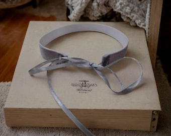 90s Velvet choker | Velvet Choker | Ribbon Choker | Choker For Women | Gothic Choker | Wedding Necklace | Victorian Choker | Charcoal