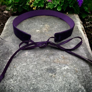 90s Velvet choker | Velvet Choker | Ribbon |Ribbon Choker | Choker For Women | Goth Choker | Wedding Necklace | Victorian Choker | Plum