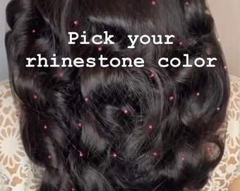 34in Black Hair Net Made To Order