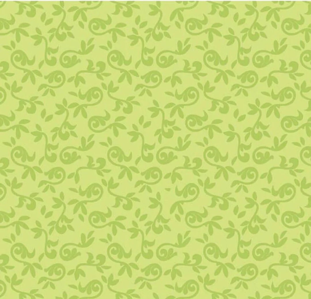 HALLE ROSE Riley Blake by Lila Tueller. C4184 Lime Green Floral. Quilt