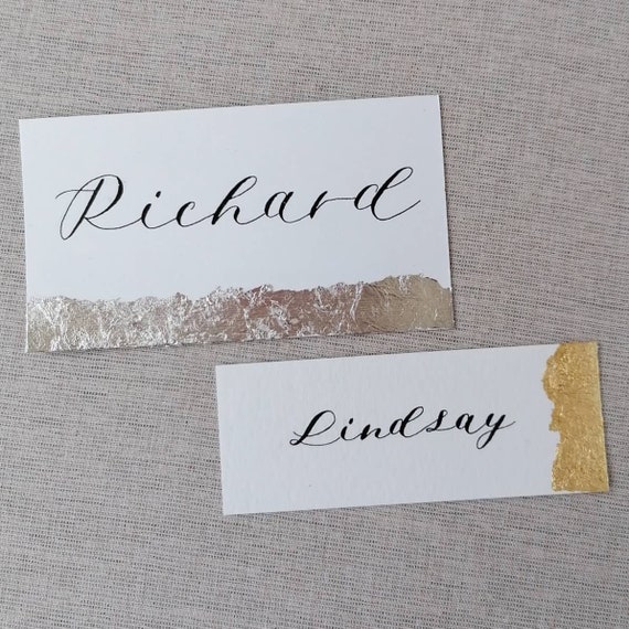 Calligraphy stationery samples