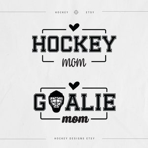 Hockey maman svg, Svg maman gardien de but, SVG Bundle, gardien de but maman chemise Svg cadeau fichiers numériques sublimation