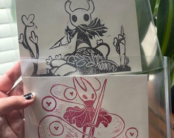 2 piece Hollow Knight and Silksong Prints