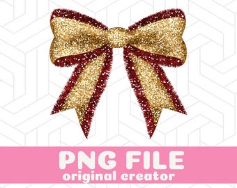 キラキラリボンコケットクリスマスリボンPNG ガーリークリスマスPNG プレッピークリスマスゴールドリボンクリスマスコケットpng レトロなホリデーバイブスコケットリボン