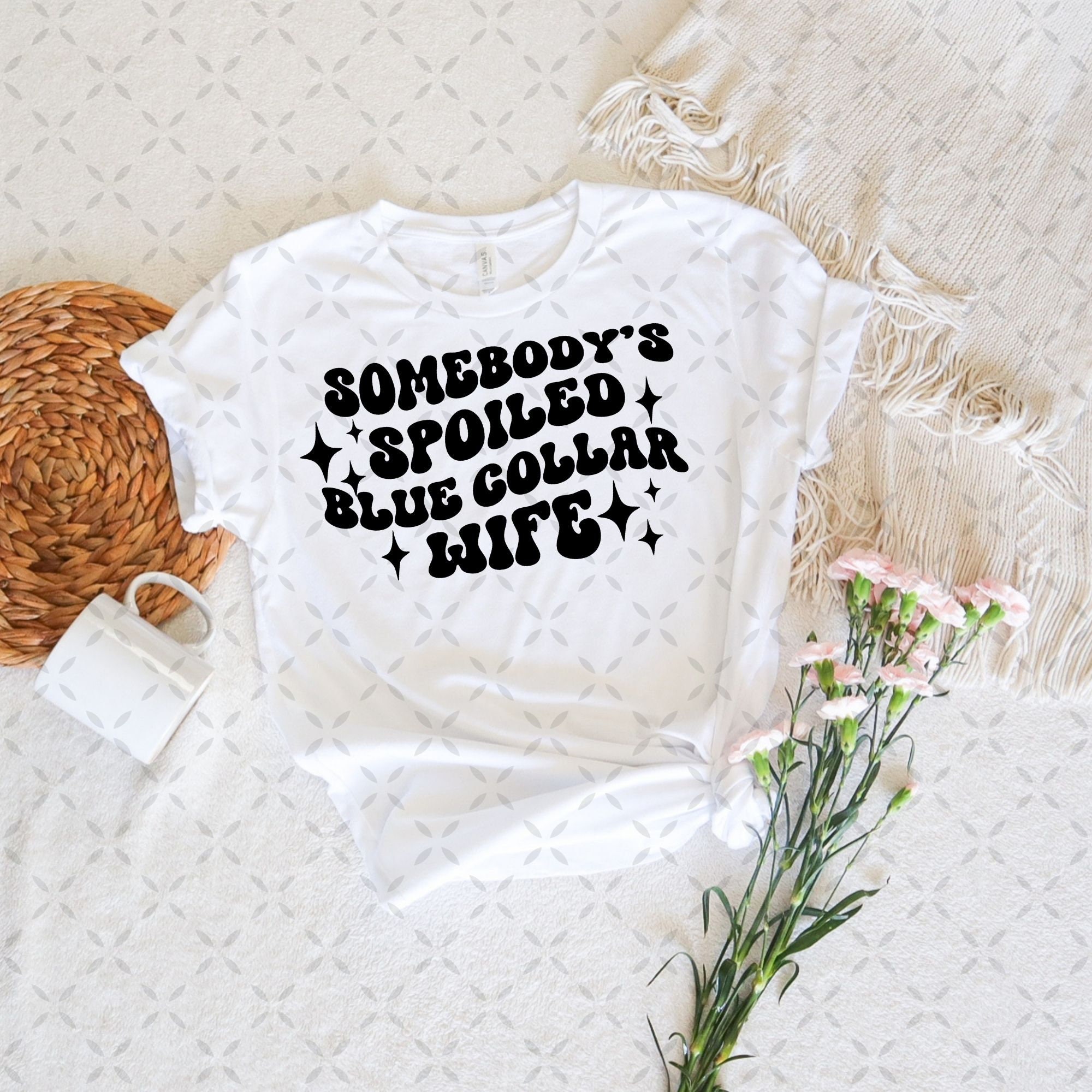 Blue Collar Wife, Blue Collar Png, Funny Blue Collar Wife, PNG