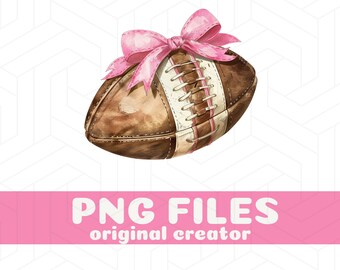 Coquette Football PNG Coquette Bow PNG Coquette Clip Art Style Design Pink Bow Png Football Mama Png Retro Mama png Soft Girl Aesthetic Png