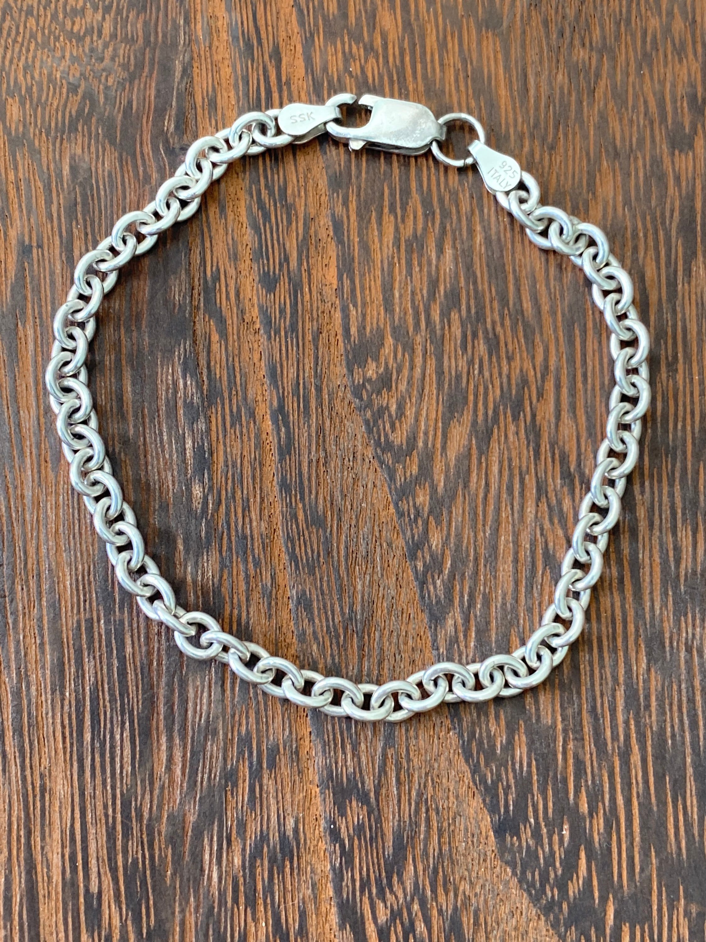 【VINTAGE HOLLYWOOD】Interlock Chain Bracelet_VH2533BR071M Vintage Givenchy Brushed Gold Tone Chain Link Bracelet