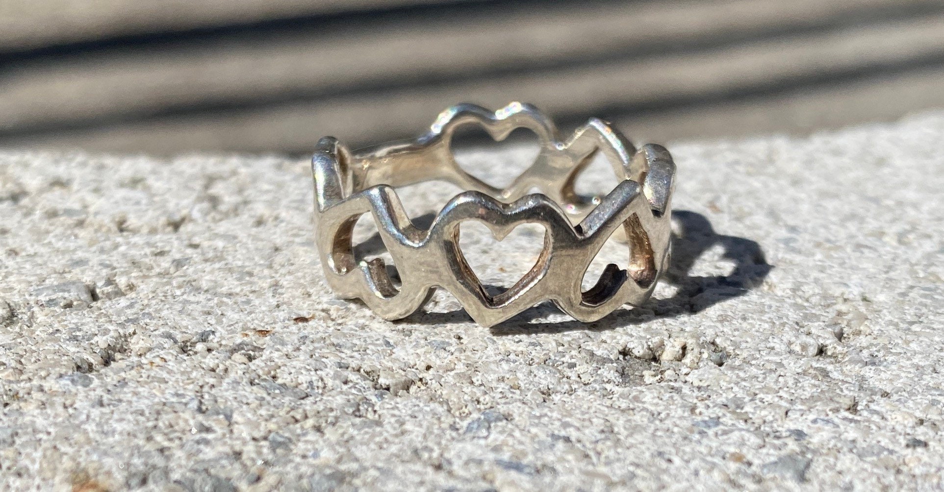 ☆nff☆ silver925 heart logo ring nff1 Sterling Silver Ring Hallmarked 925 Heart Nickel Free - Etsy