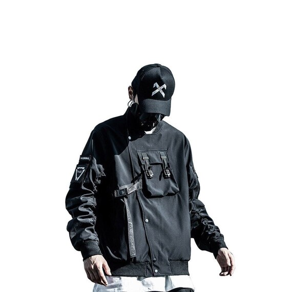 Techwear Fashion Scar Slash Utility 