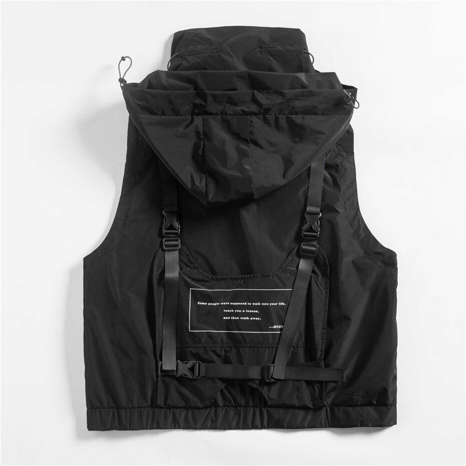 Streetwear Cyberpunk Tactical Vest for Women Techwear Multi - Etsy