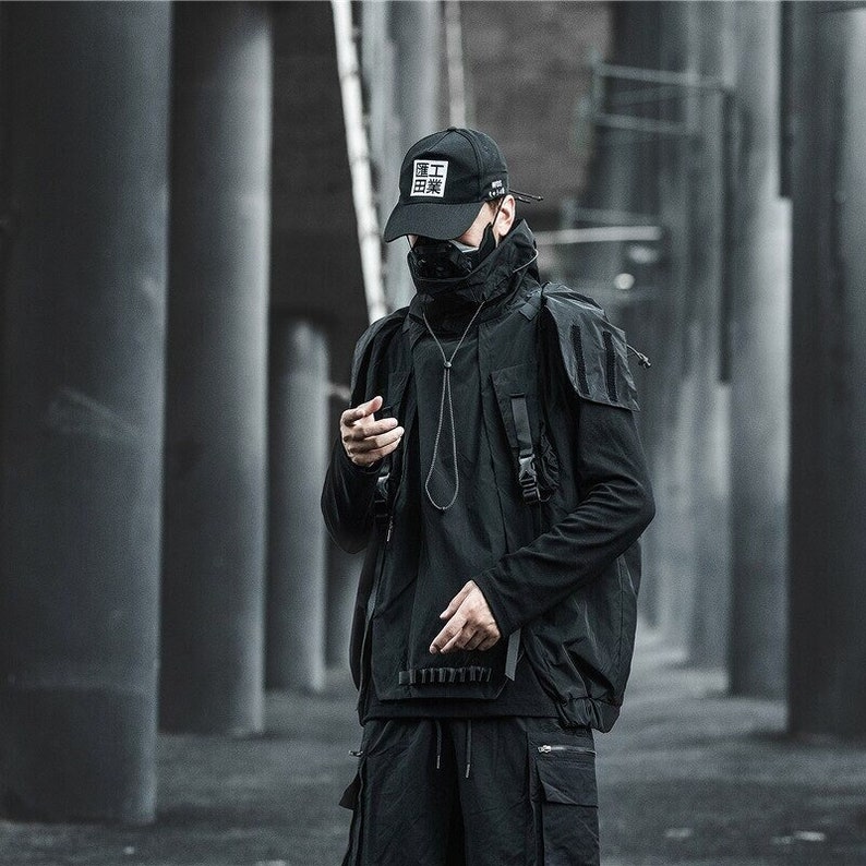 Techwear Multi-pocket Japanese Tooling Casual Tactical Jackets | Etsy