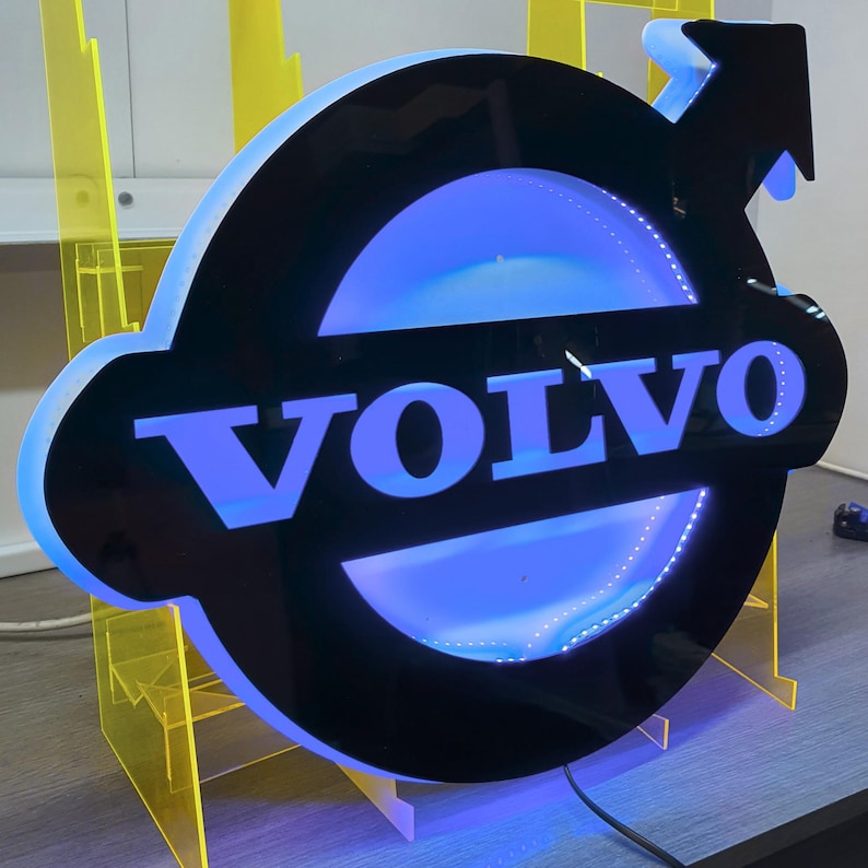 Volvo Led Sign Custom Led Sign Phoenix Lights Volvo Truck Bulkhead LED Light Back ...