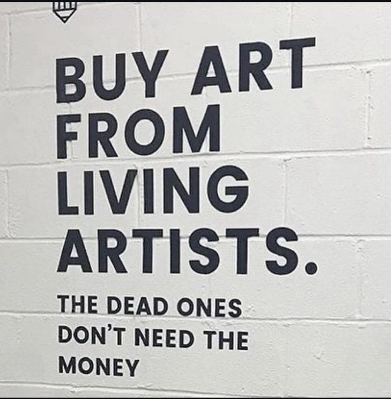 NOT a Print, Big Yellow Taxi, Original Pen & Ink Drawing on Handmade