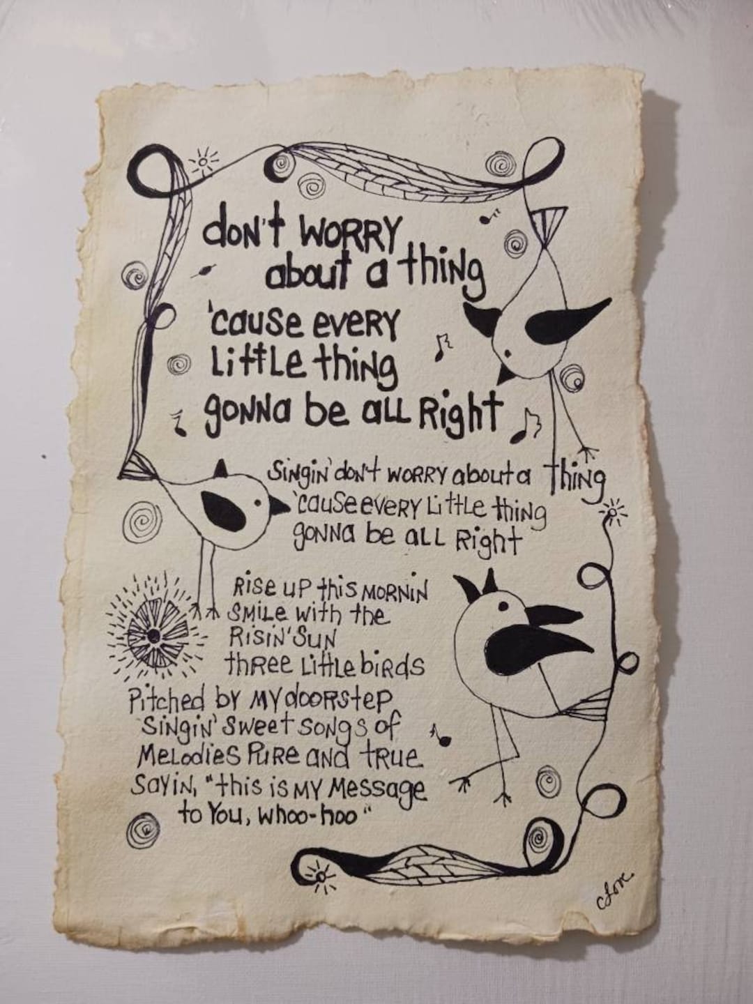 Song quote drawings