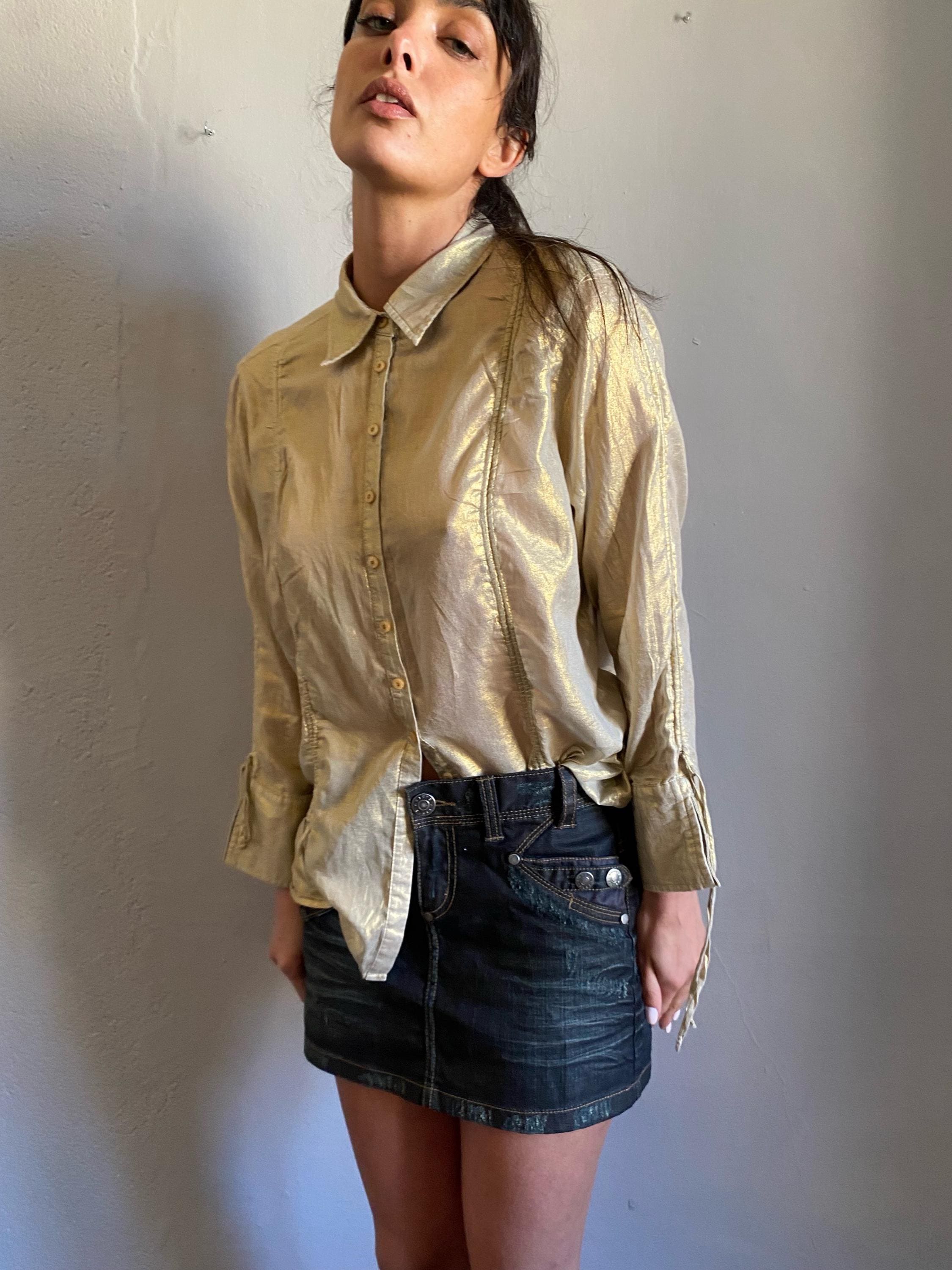 Blusa dorada brillante España