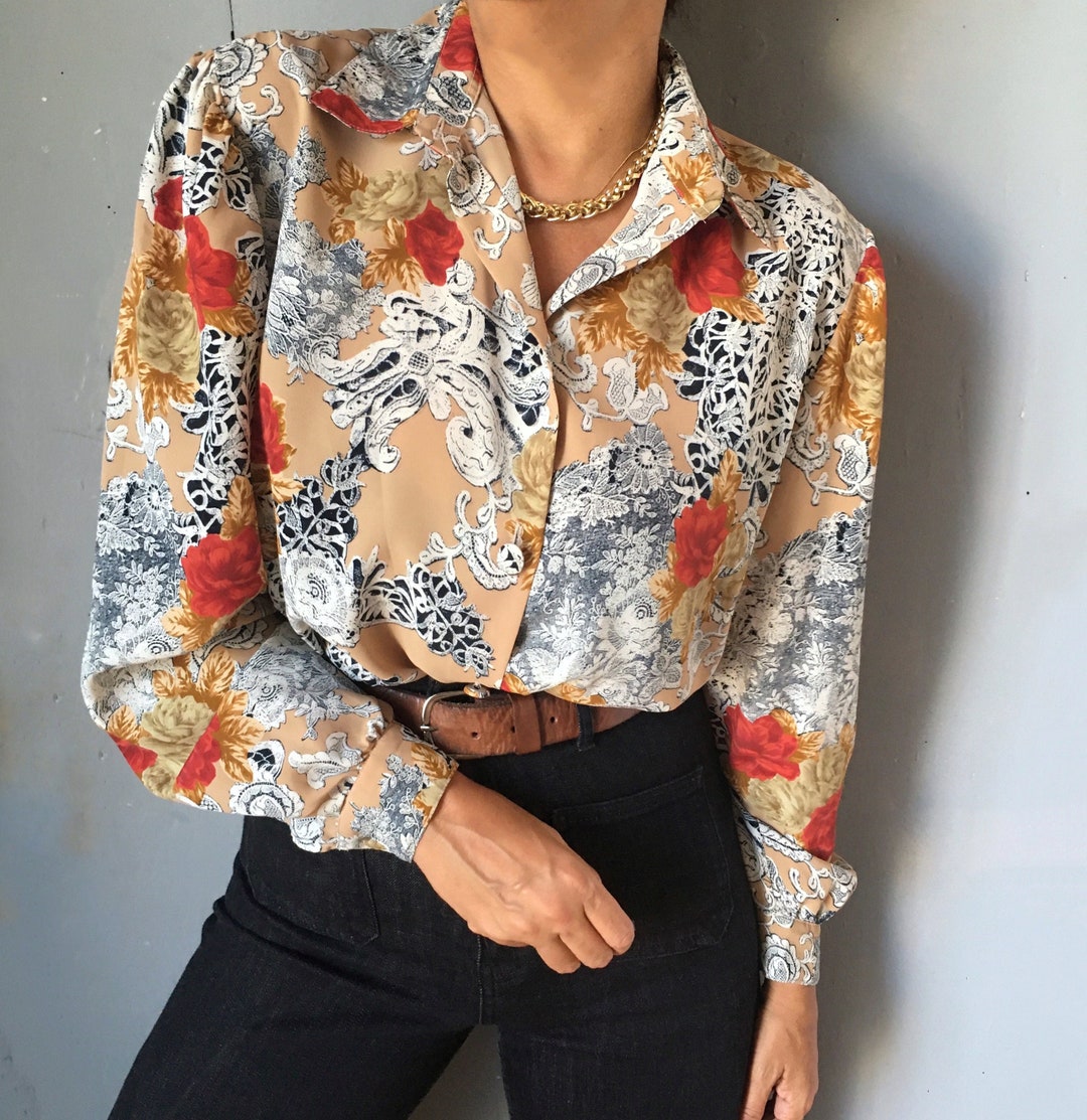 Marcelle | Vintage Bohemian Floral Print Women's T-Shirt main image 0