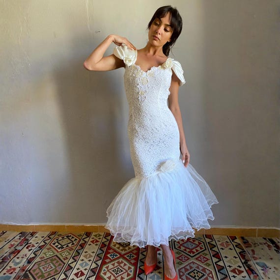 tan lace prom dress Long Slinky Prom Dress with Embroidered-Lace Bodice Champagne Gold / 3XLarge main image 1