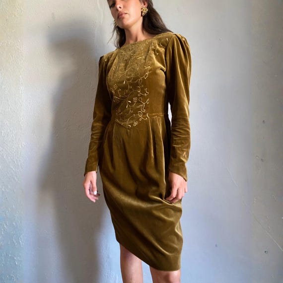 elegant 80s dress 80s Silk Tiered Dress| Vintage Floral Print Feminine Dress| Women's Ch   Fashion and Fables
