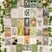 Natural Green Aesthetic Wall Collage - 40 physical prints 