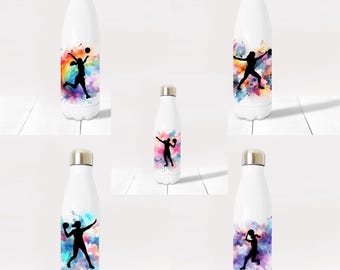 Personalised Netball Drinks Bottle