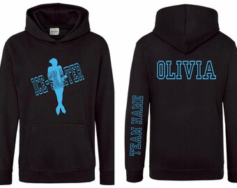Personalised Adult Ice-Skater Hoodie