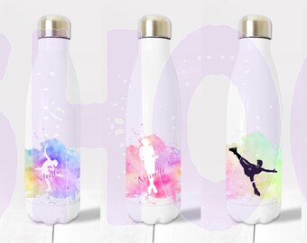 Ice Skater Double Insulated Water Bottle