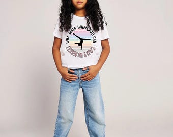 Gymnast Retro Cartwheel Tshirt