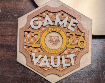 Personalized desert tile for Catan: custom add-on