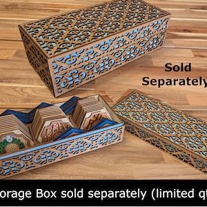 Custom wooden two-layer Settlers of Catan boards. Standard or 5-6 Players. Free US shipping. image 11
