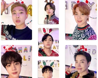 BTS Butter Holiday Remix Cute Christmas Selfies Handmade