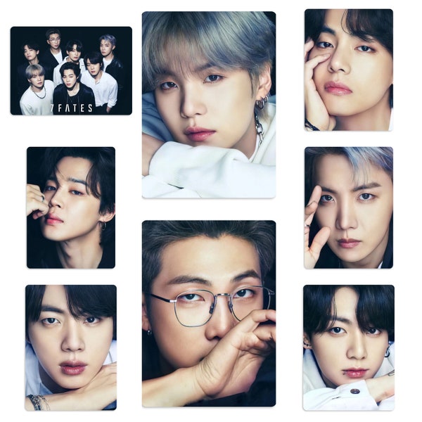 BTS 7 Fates Chakho Webtoon Unofficial Handmade Photocards RM, Suga, jhope, V, Jungkook, Jimin, Jin Bangtan Boys Army Bias Kpop