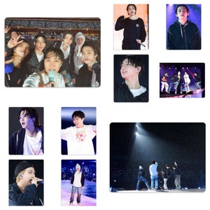 BTS Rainy Night Set 2 Permiso para bailar en el escenario Concierto de Seúl Tarjetas fotográficas no oficiales hechas a mano RM Jin SUGA jhope Jimin V Jungkook