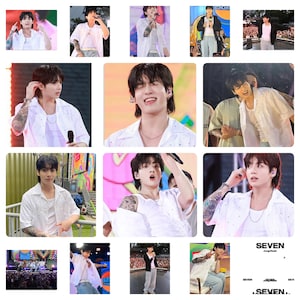 Jungkook de BTS Good Morning America Performance Photocards no oficiales hechas a mano Jeon Jeongguk Jungkook Bias Bangtan Boys