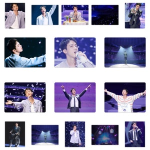 Jin de BTS Festa Fan Event 2024 Set 1 Tarjetas fotográficas no oficiales hechas a mano Kim Seokjin BTS Bias Army Bangtan