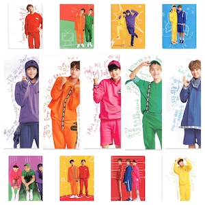 BTS 4th Muster Rainbow Themed Photoshoot Card Set For Pride Month Set 2 Handmade Unofficial Photocards RM Jin Suga jhope Jimin V Jungkook
